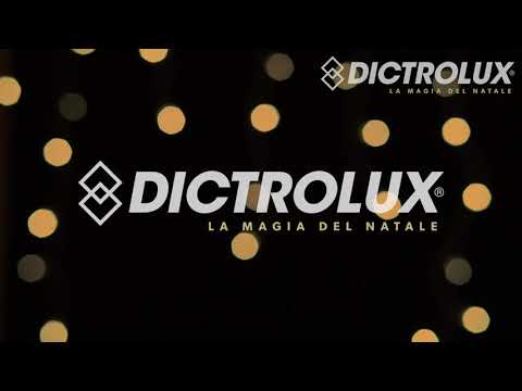 DICTROLUX - Tenda Luminosa Ice Light 240 LED Bianco Caldo – Uso Interno/Esterno